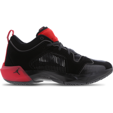 Fabric Basketball Shoes Nike Air Jordan XXXVII Low M - Black/University Red/Dark Grey/Metallic Gold