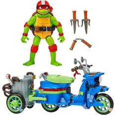 Teenage Mutant Ninja Turtles: Mutant Mayhem 5.5 Raphael Deluxe Ninja Shouts Figure by Playmates Toys