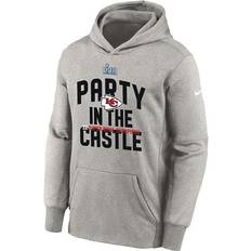 Men's Nike Anthracite Kansas City Chiefs Super Bowl LVII Opening Night  Performance Pullover Sweatshirt