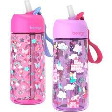 Water Bottle on sale Bentgo Water Bottles Rainbows Kids Prints Tritan Cup 2 pack Rainbows and Butterflies Fairies