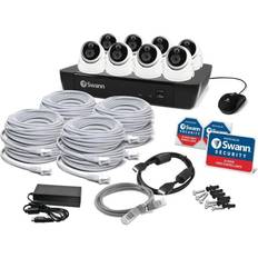 Accessories for Surveillance Cameras Swann Master 4K, 8-Channel, 8-Dome