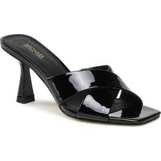 Michael Kors Damen Sandaletten Michael Kors Damen Clara Mule Heeled Shoe, Schwarz