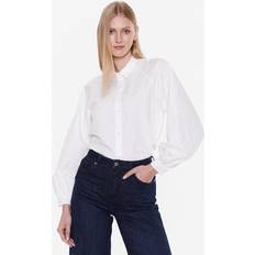 Tommy Hilfiger Dame Skjorter Tommy Hilfiger Cotton Regular Fit Shirt with Long Sleeves