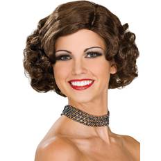 Rubies Halloween Brown Flapper Wig