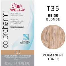 Semi-Permanent Hair Dyes Wella color charm t35 beige blonde 3-pack hair 1.4