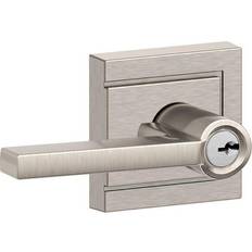 Schlage F51A-LAT-ULD Latitude Single Cylinder Keyed Entry Lever Upland