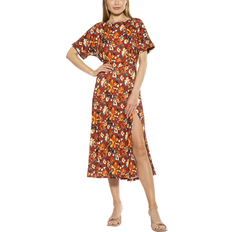 Alexia Admor Lana Midi Dress - Rust Multi