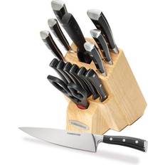 Farberware Edgekeeper Triple Riveted Slim Knife Block Set with