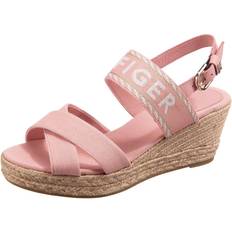 Damen Espadrilles Tommy Hilfiger Keilsandaletten rosa Damen Gr. rosa