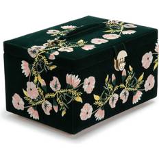 Wolf Zoe Medium Jewellery Box - Forest Green