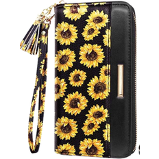 Coco Rossi Card Holder Organizer Wallet - Sunflower
