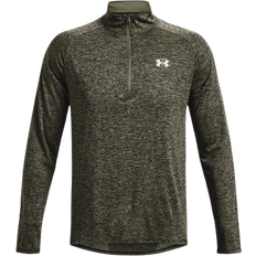 Under Armour Herre T-skjorter & Singleter Under Armour Men's UA Tech ½ Zip Long Sleeve Top - Marine OD Green/Black