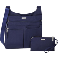 Baggallini On Track Zip Crossbody With RFID Phone Wristle - Navy