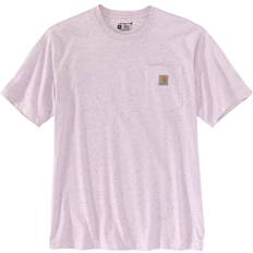 Carhartt Women's Loose Fit Heavyweight Short-Sleeve Pocket T-shirt - Amethyst Fog Nep