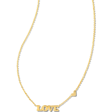 Kendra Scott Love Pendant Necklace - Gold