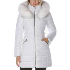 Long Faux Fur Puffer Coat