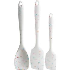 Trudeau White Confetti Silicone Baking Spatula