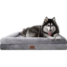 Laifug Jumbo Dog Bed - Extra Large / Black & White Grid