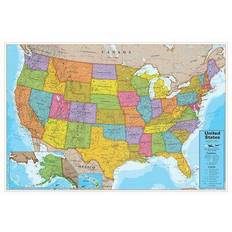 Waypoint Geographic Blue Ocean Laminated Wall Decor