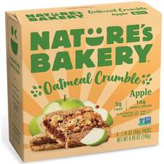 Bars Nature's bakery oatmeal crumble apple case of 6 8.46