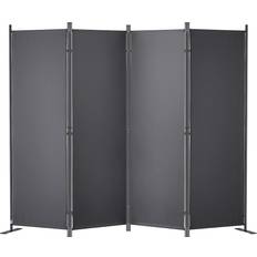 Schwarz Raumteiler Vevor Folding Privacy Screens Raumteiler 224x170.9cm