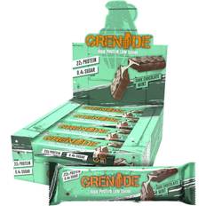 Grenade Food & Drinks Grenade Dark Chocolate Mint Protein Bar 60g 12