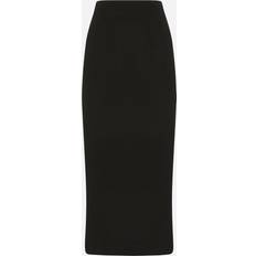 Dolce & Gabbana Virgin wool pencil skirt black