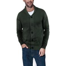 XRay Men's Shawl Collar Cardigan Olive Olive