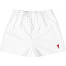 Ami Paris White Men's Underwear Ami Paris White De Cœur Boxers