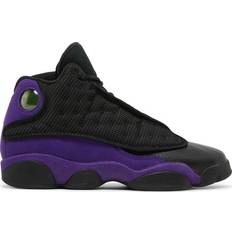 Leder Hallenschuhe Nike Jordan Retro 13 GS - Black/White/Court Purple