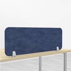 Blue Desk Divider Screens 12 High Acoustic Desk Divider Screen