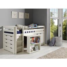 Loftbetten Vipack Furniture Spielbett Pino 1, weiß