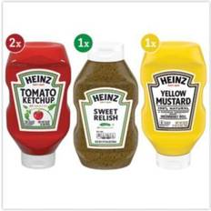 Ketchup & Mustard Heinz Ketchup, Mustard & Relish Picnic Pack, 4