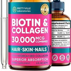 Vitamins & Supplements Liquid Biotin & Collagen for Hair Growth 20000mcg Support