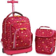 Children's Luggage J World New York Lollipop Rolling Backpack Lunch Bag