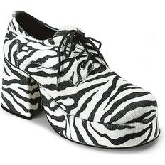 Weiß Schuhe Ellie Shoes Men's Platform, Zebra