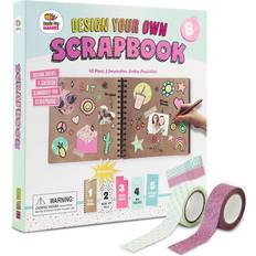 DIY Design your own pink scrapbook, kids scrapbook kit, 40-page thick paper