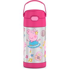 Thermos Kids Stainless Steel Vacuum Insulated Funtainer straw bottle Peppa Pig 12oz