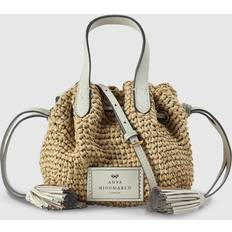 Anya Hindmarch Small Drawstring Raffia Tote