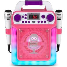 Karaoke Singing Machine Pink Groove Mini Karaoke