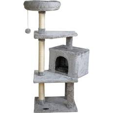 Cat Scratching Furniture - Fish & Reptile Pets Cat tree for indoor cat tower cat condo sisal scratching posts with jump