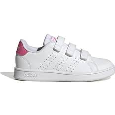 Adidas Kid's Advantage Lifestyle Court Hook & Loop - Cloud White/Pulse Magenta/Wonder Quartz