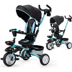 Tricycles Costway 6-in-1 Kids' Baby Stroller Tricycle Blue