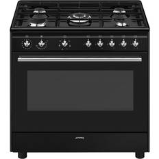 A Gassovner Smeg CX91GMBL Concert 90cm Black