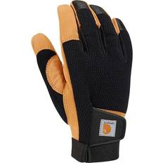 Carhartt Herren Handschuhe & Fäustlinge Carhartt Men's Synthetic Leather High Dexterity Touch Secure Cuff Glove Black