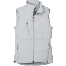 Polyester - Women Vests Storm Creek Women's Front Runner Eco-Insulated Quilted Vest Platinum