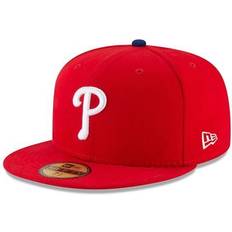 New Era Phillies 59Fifty Authentic Cap Adult Red