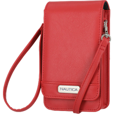 Nautica Catalina Vegan Leather RFID Crossbody Bag - Fuego Red