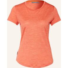 Icebreaker Merino Women's Standard Sphere II Short Sleeve Tee, Vibrant Earth Heather