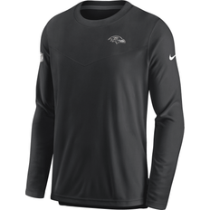 Men's Nike Heather Black Baltimore Ravens Slub Fashion Long Sleeve T-Shirt Size: Medium